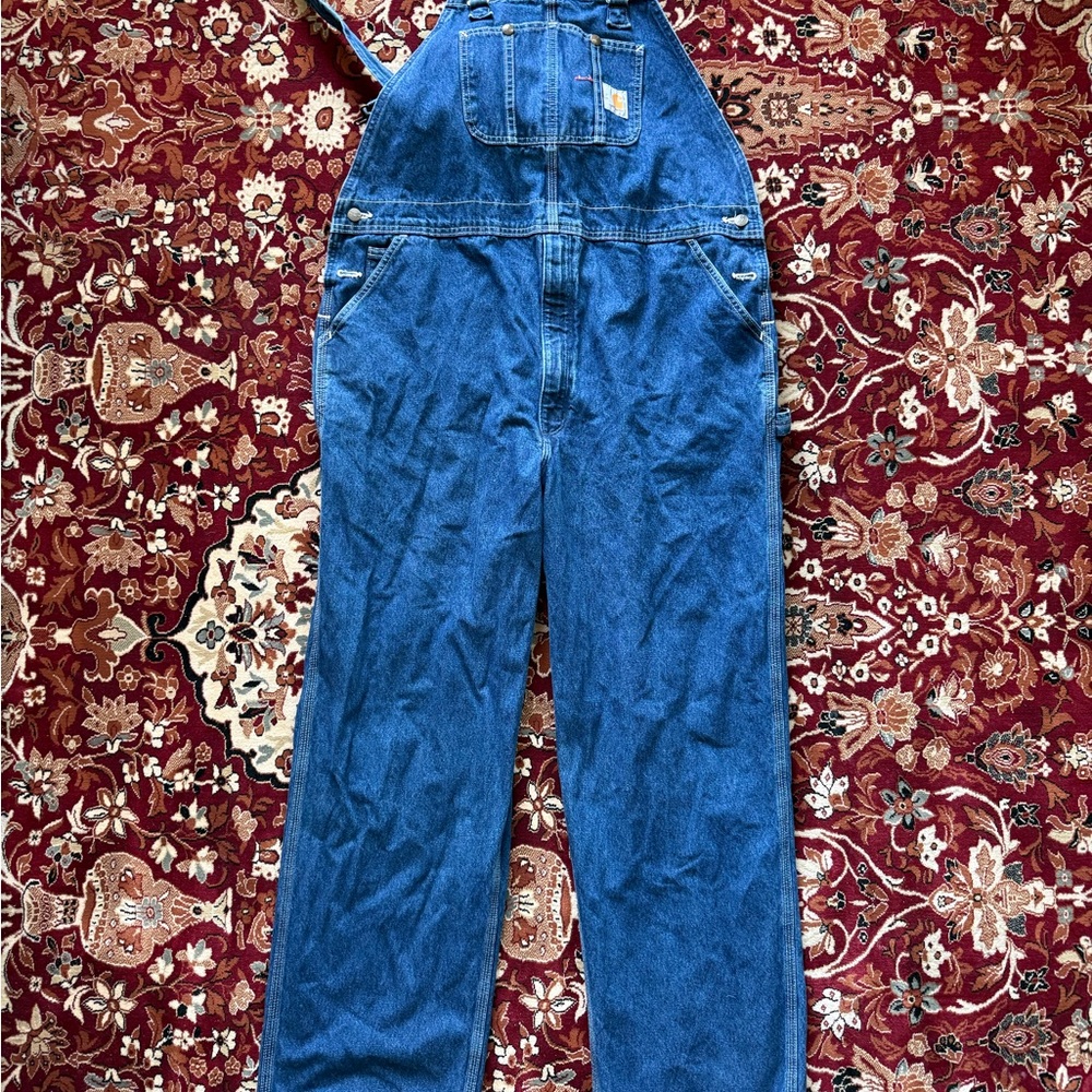 Carhartt Blue Denim Overalls